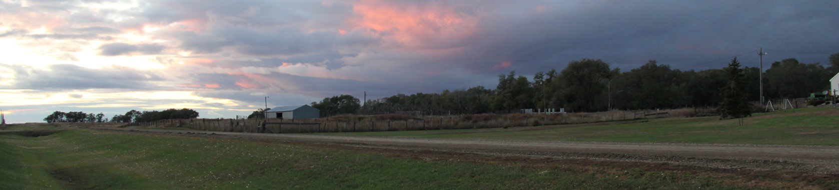 Sunset at RZ Hunting Lodge